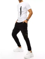 Pánská černobílá tepláková souprava model 21962941 - Dstreet