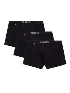 Pánské boxerky 3 pack 011 black - Atlantic