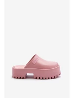 Dámské žabky s masivní podrážkou Big Star model 21649453 Růžové - Big Star Shoes Dámské žabky s masivní podrážkou Big Star model 21649453 Růžové - Big Star Shoes