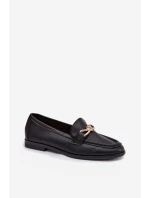 Dámské mokasíny s ozdobným detailem černé Rosynne Dámské mokasíny s ozdobným detailem černé Rosynne