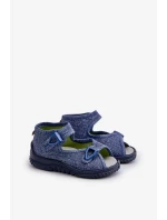 Pantofle Sandálky Dětské NEL GOKIDS Modré Pantofle Sandálky Dětské NEL GOKIDS Modré