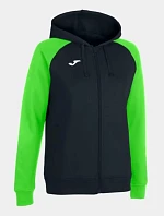 Dámská mikina s kapucí W 901336.117 černo-zelená - Joma