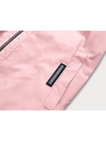 Jednoduchá růžová dámská bunda model 17189824 - S'WEST