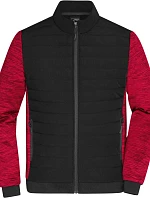 Daiber JN 1866 Pánská hybridní bunda 02.1866 black/red melange
