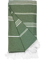 The One Towelling Recycled Hamam Towel Hamam ručník "Recycled" 48.1059 olive green The One Towelling Recycled Hamam Towel Hamam ručník "Recycled" 48.1059 olive green