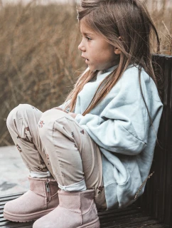 Dívčí Sněhové Boty S Kožešinou S Růžový Betty model 21637269 - Big Star Shoes