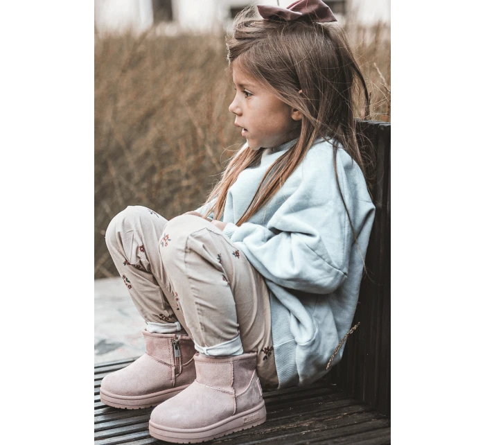 Dívčí Sněhové Boty S Kožešinou S Růžový Betty model 21637269 - Big Star Shoes Dívčí Sněhové Boty S Kožešinou S Růžový Betty model 21637269 - Big Star Shoes