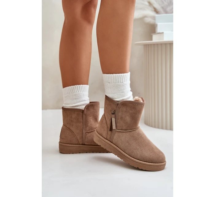 Dámské Sněhule Big Star OO274A165 Béžové