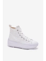 Vysoké Dámské Tenisky model 21694008 Bílé - Lee Cooper