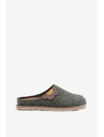 Dámské pantofle s květinou model 21786976 zelené - Inblu