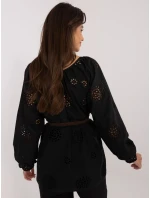 Bluzka LK BZ model 20470371 czarny - FPrice Bluzka LK BZ model 20470371 czarny - FPrice