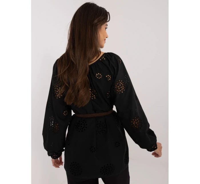 Bluzka LK BZ model 20470371 czarny - FPrice Bluzka LK BZ model 20470371 czarny - FPrice