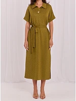 Šaty LK SK 510242.14 v barvě khaki