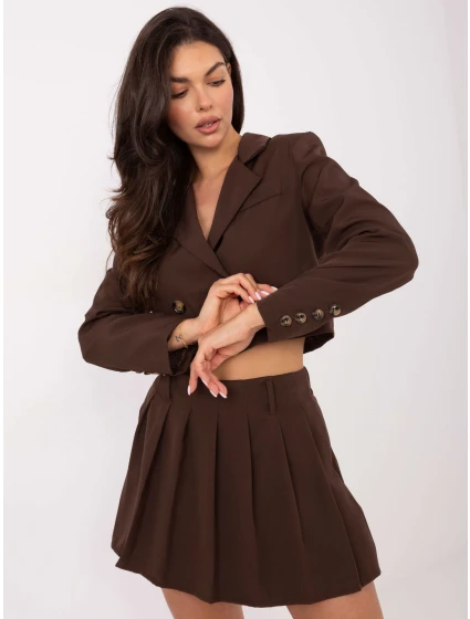 Komplet MI KMPL model 21365542 ciemny brązowy - FPrice Komplet MI KMPL model 21365542 ciemny brązowy - FPrice