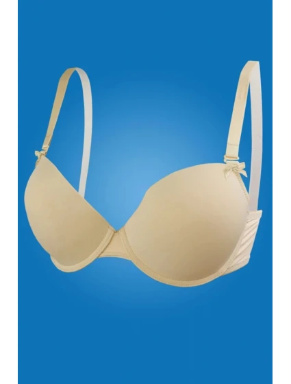 Dámská SUPER Push-up podprsenka 01-63 tělová - HANNA STYLE