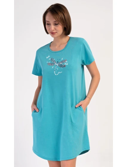 Dámské domácí šaty s krátkým rukávem model 21202723 - Vienetta