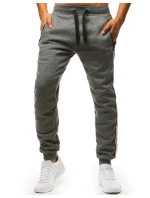 Pánské antracitové tepláky Dstreet UX3623 Pánské antracitové tepláky Dstreet UX3623