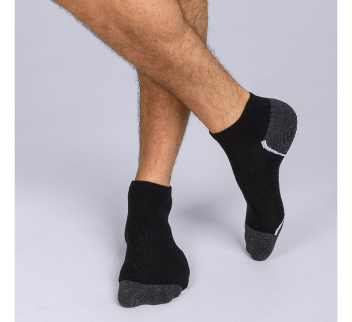 Pánské sportovní ponožky 3 páry DIM SPORT IN-SHOE 3x - DIM SPORT - černá