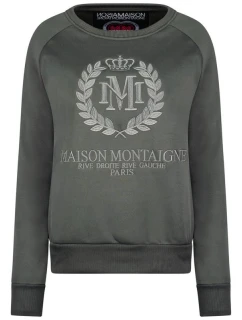 Maison Montaigne FIMOSAI DGREY MT LADY 016 mikina (RBMWW6410F/MM-GRIS FONCÉ)