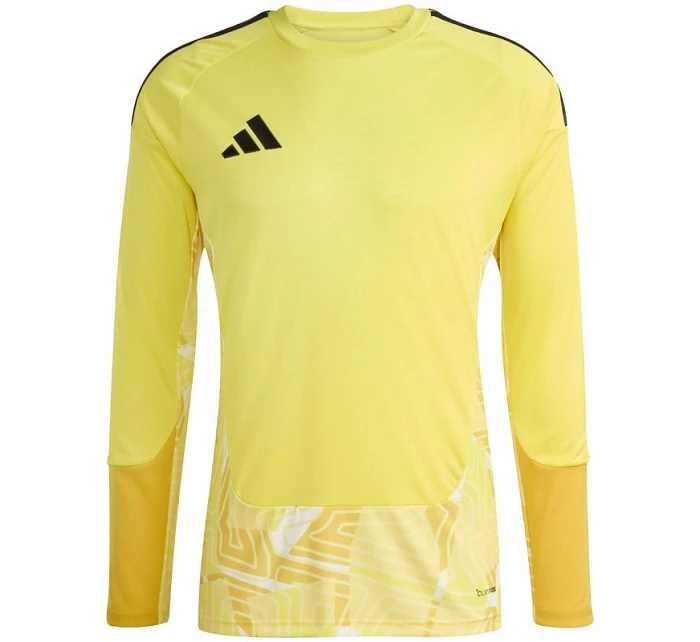 Pánský soutěžní brankářský dres adidas Tiro 26 s dlouhým rukávem žlutý KB5250 pánské