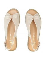 Dámské béžové sandály Filippo DS7923