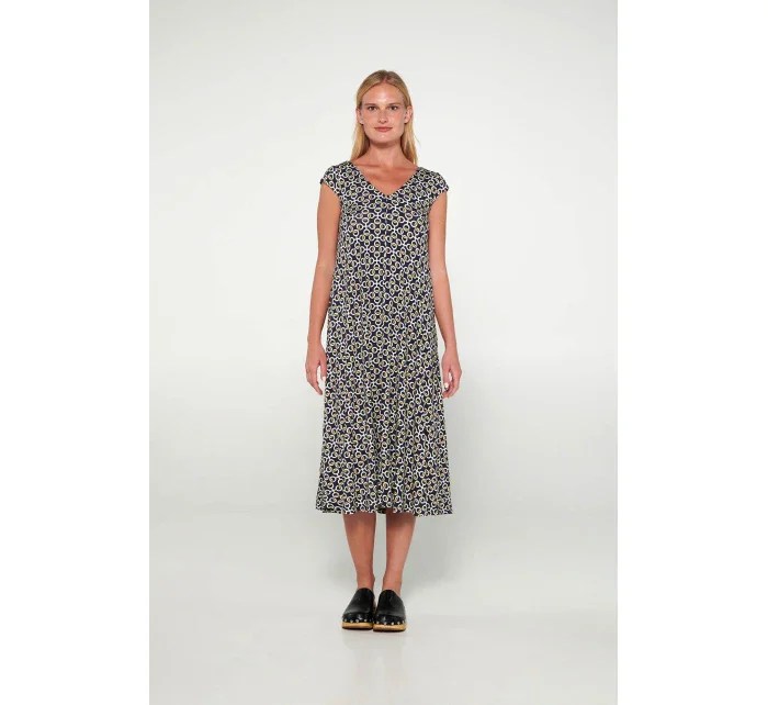 Vamp - Dlouhé šaty s potiskem 20504 - Vamp