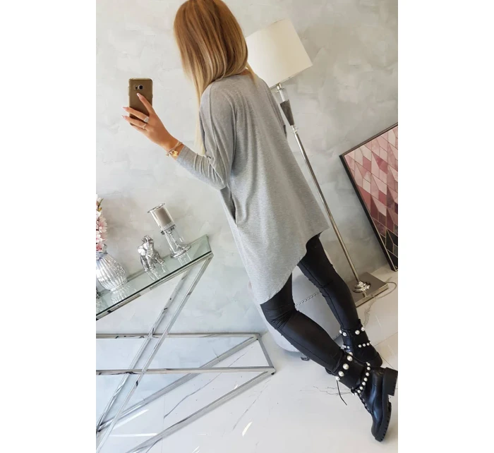 Oversize halenka šedá