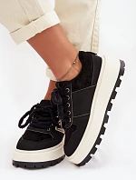 Dámské tenisky na platformě černé Florinda