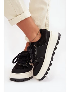 Dámské tenisky na platformě černé model 22039766 - Boto