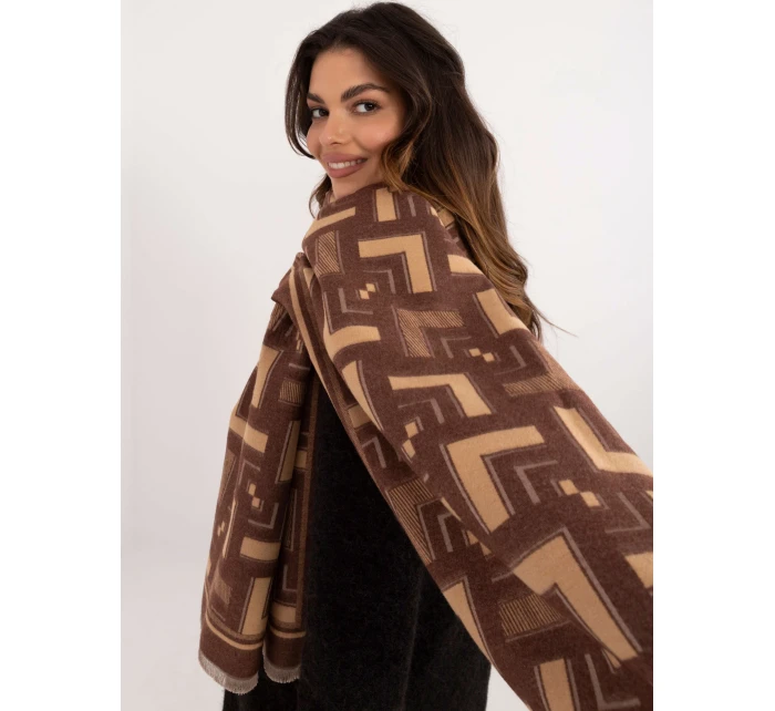 Šála AT SZ model 20506902 hnědá - FPrice Šála AT SZ model 20506902 hnědá - FPrice