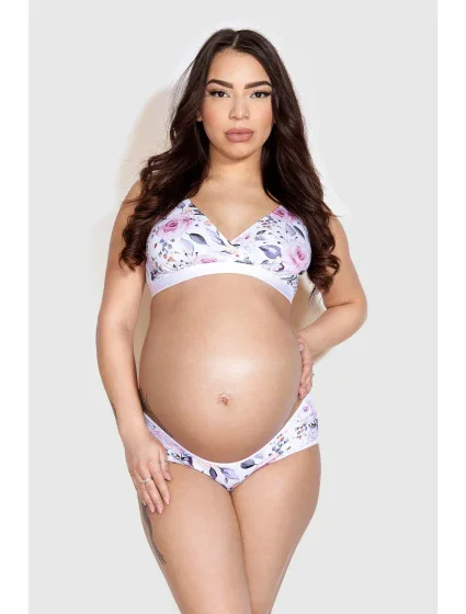 Mitex měkká podprsenka bez kostic Basic Lilly Flowers Mama