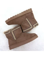 Dámské sněhule semišové hnědé Potocki model 21906182