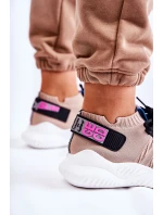 Dámská sportovní obuv nazouvací béžove model 21591032 - Boto