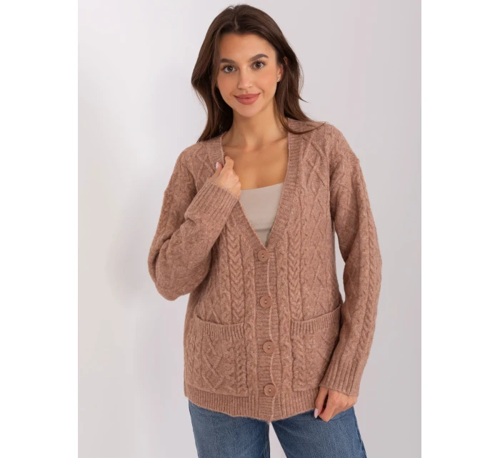 Jumper AT SW 2358.31 světle hnědá