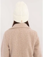 Čepice JK CZ model 20527614 ecru - FPrice Čepice JK CZ model 20527614 ecru - FPrice