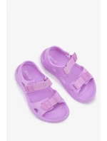 Dětské pěnové sandály Big Star - fialové