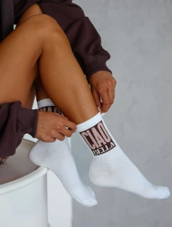 Dámské ponožky CIAO BELLA – bílé