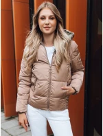 Dámská oboustranná péřová bunda VICTORIA SNUG zlatá FashionStreet TY3697 Dámská oboustranná péřová bunda VICTORIA SNUG zlatá FashionStreet TY3697