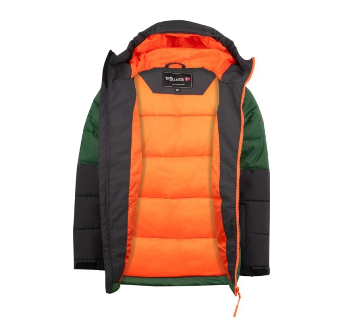 Dětská zateplená bunda Jacket Pro nepromokavá zimní zelená model 21812770 - Trollkids Dětská zateplená bunda Jacket Pro nepromokavá zimní zelená model 21812770 - Trollkids