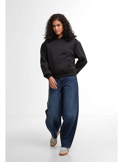 BY 444 Dámská oversize mikina s kapucí "Loose Fit" model 22457002 black - Build your Brand BY 444 Dámská oversize mikina s kapucí "Loose Fit" model 22457002 black - Build your Brand