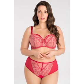 model 19467657 Crazy Heart kolor:czerwony - Gorsenia