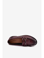 Kožené dámské mokasyny Vinceza 39983 bordó Kožené dámské mokasyny Vinceza 39983 bordó