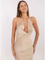 Šaty IT SK 21857.21P béžové Šaty IT SK 21857.21P béžové