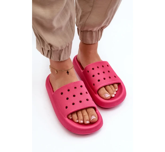 Dámské pěnové pantofle se silnou podrážkou Fuchsia Beula Dámské pěnové pantofle se silnou podrážkou Fuchsia Beula