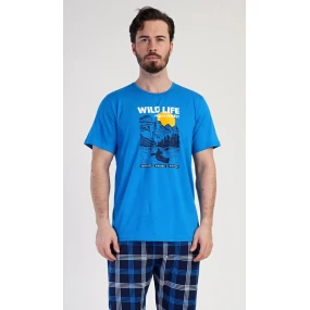 Pánské pyžamo kapri Wild life