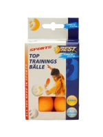 MÍČKY NA STOLNÍ TENIS NEJLEPŠÍ SPORTOVNÍ TRÉNINK 6KS ORANŽOVÉ