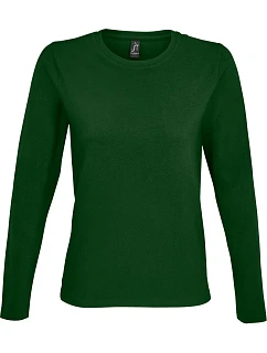 SOL'S Imperial LSL Women Dámské tričko s dlouhým rukávem 25.2075 bottle green