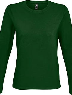 SOL'S Imperial LSL Women Dámské tričko s dlouhým rukávem 25.2075 bottle green