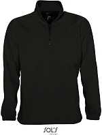 SOL'S Ness Fleecová mikina s 1/2 zipem 25.5600 black