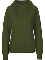 O Dámská mikina s kapucí z bio bavlny military model 22505909 - Neutral O Dámská mikina s kapucí z bio bavlny military model 22505909 - Neutral